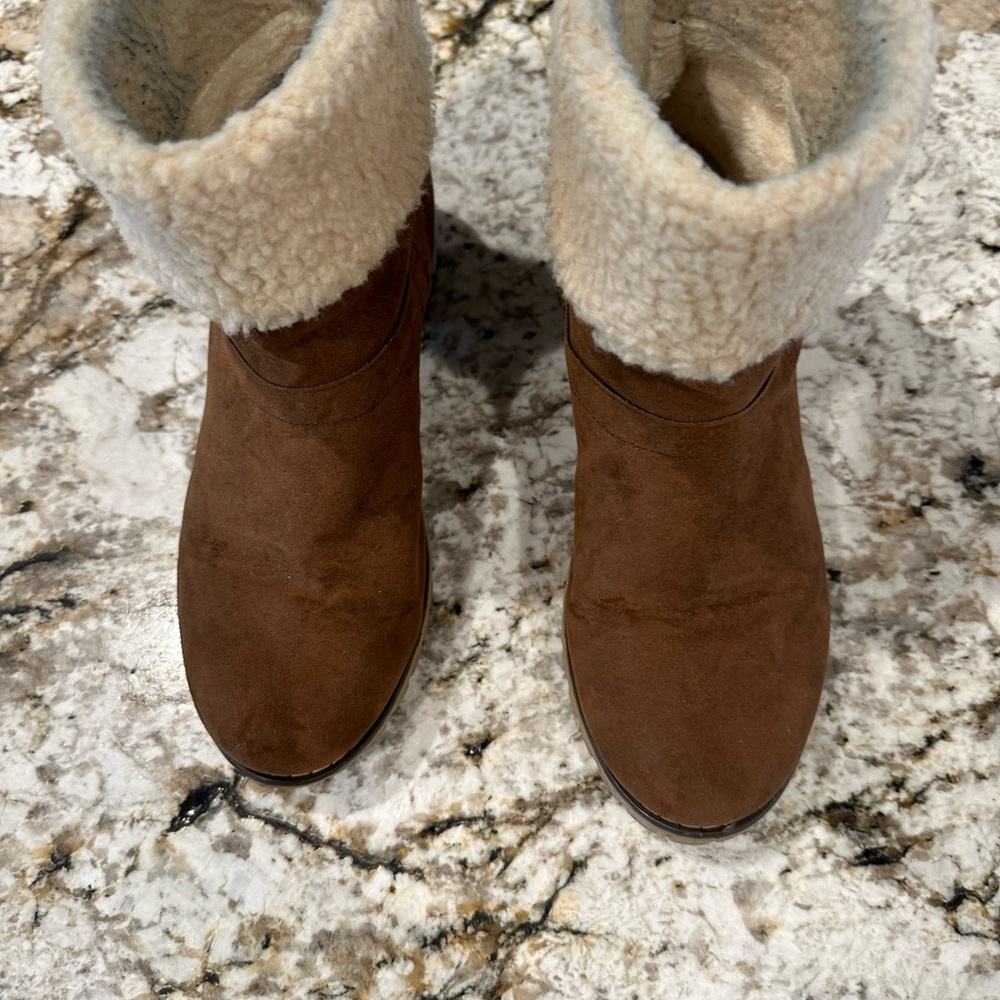 Brown Suede Boots - Picture 4 of 4